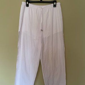 White Linen Pants